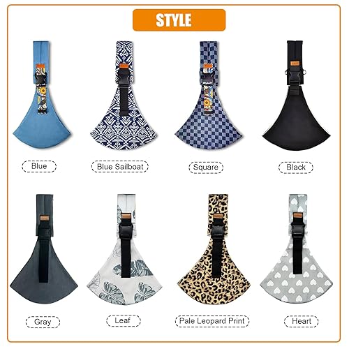 Miniatura 6 de Marrlly Portabebés para recién nacidos a niños pequeños, diseño ajustable de un solo hombro con soporte de asiento de cadera, portabebés que ahorra