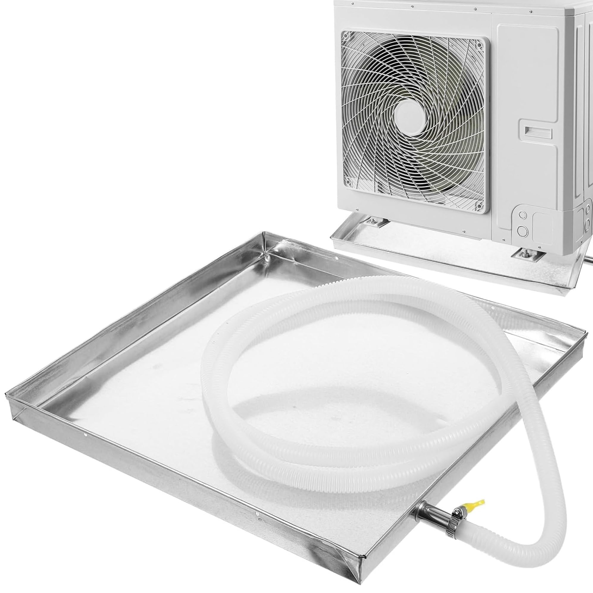 Air Conditioning Drainage Drip Tray, Portable AC Drip Pan, Air Conditioner Drain Pan With 2m Drain Hose, Used For External Drip Drainage Of Air Conditioners