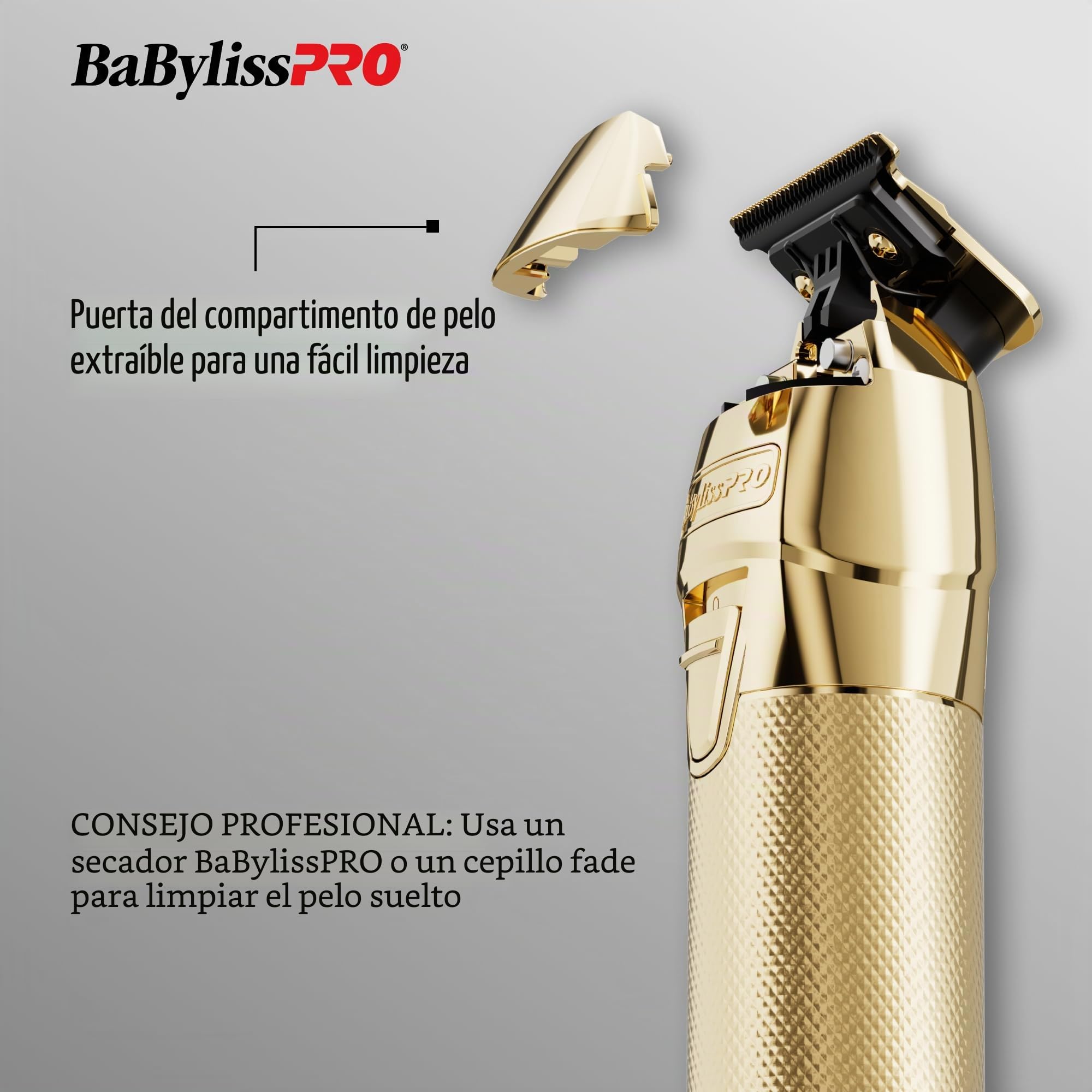 BaBylissPRO FXONE GOLDFX - Recortadora de metal