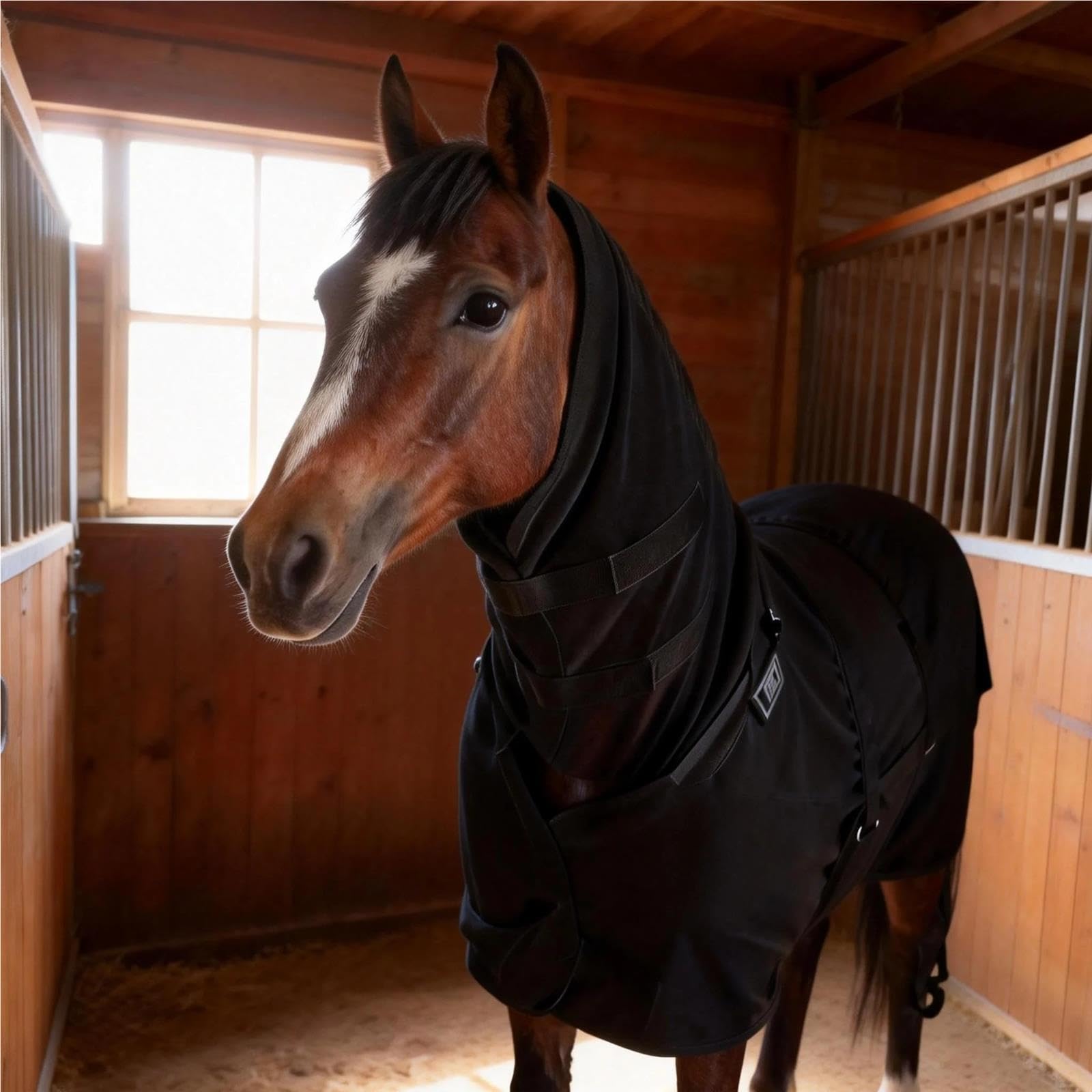 Manta Ligera for Caballos Con Forro Polar Y Doma