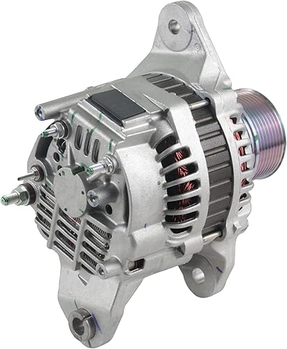 Miniatura 2 de RAREELECTRICAL Alternador de 24V 80A compatible con motores Mitsubishi Volvo D11b1 D9a2c D9a2k 3587218