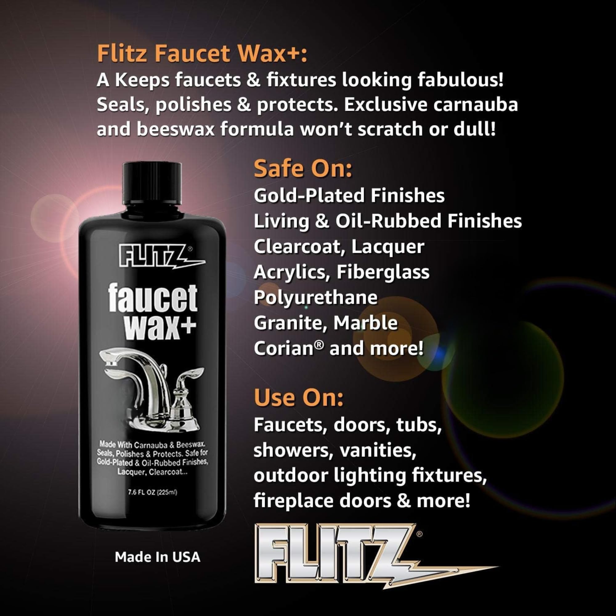 Flitz Robinet Waxx Plus Bouteille