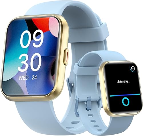 Fitpolo Relojes inteligentes para hombres/mujeres, 1.8'' con Alexa incorporada, reloj rastreador de fitness con Bluetooth para llamadas, IP68