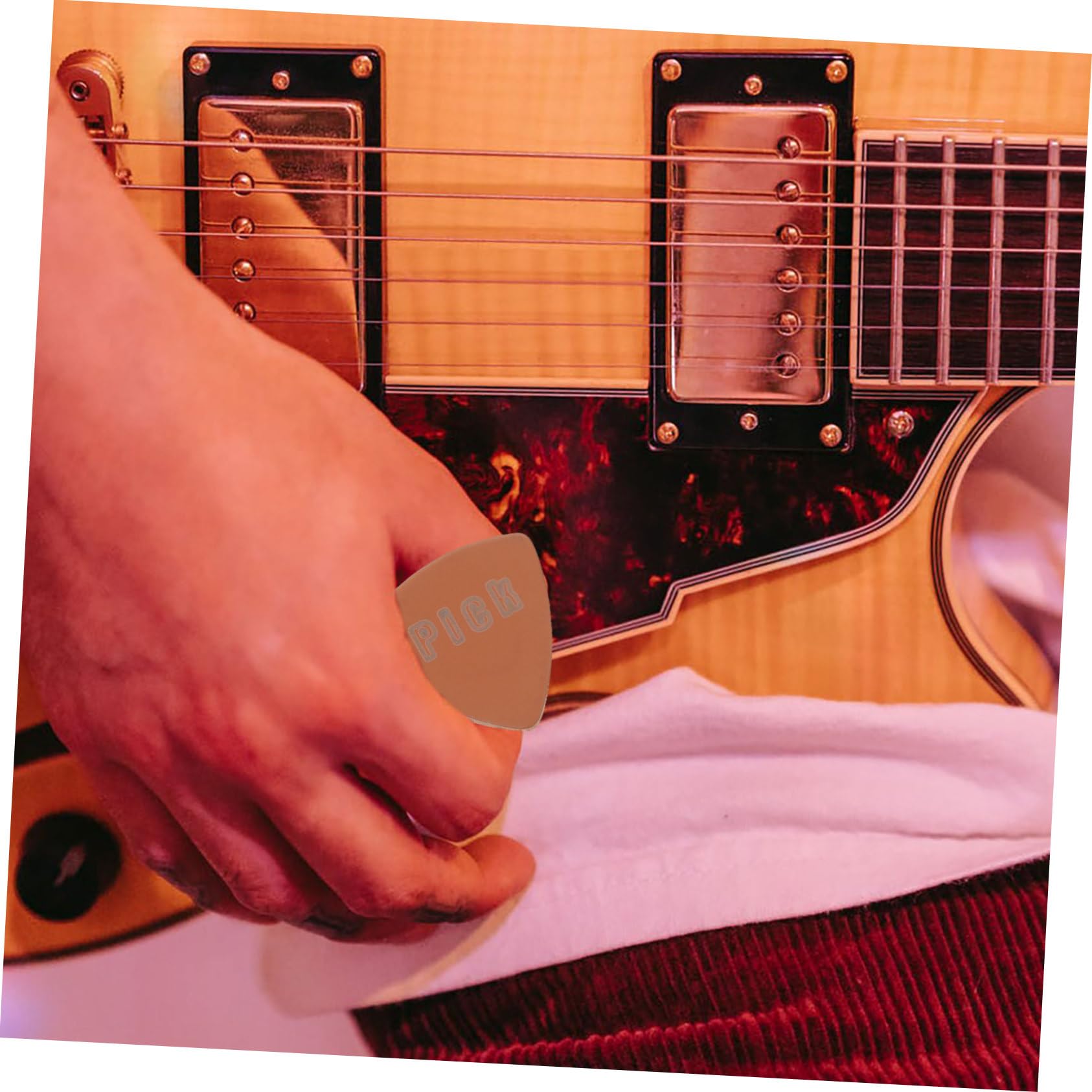 ifundom 40pièces Médiators De Guitare De Design Et Pratique Compatible Avec Guitares Acoustiques Et Électriques Pour Débutants Et Musiciens
