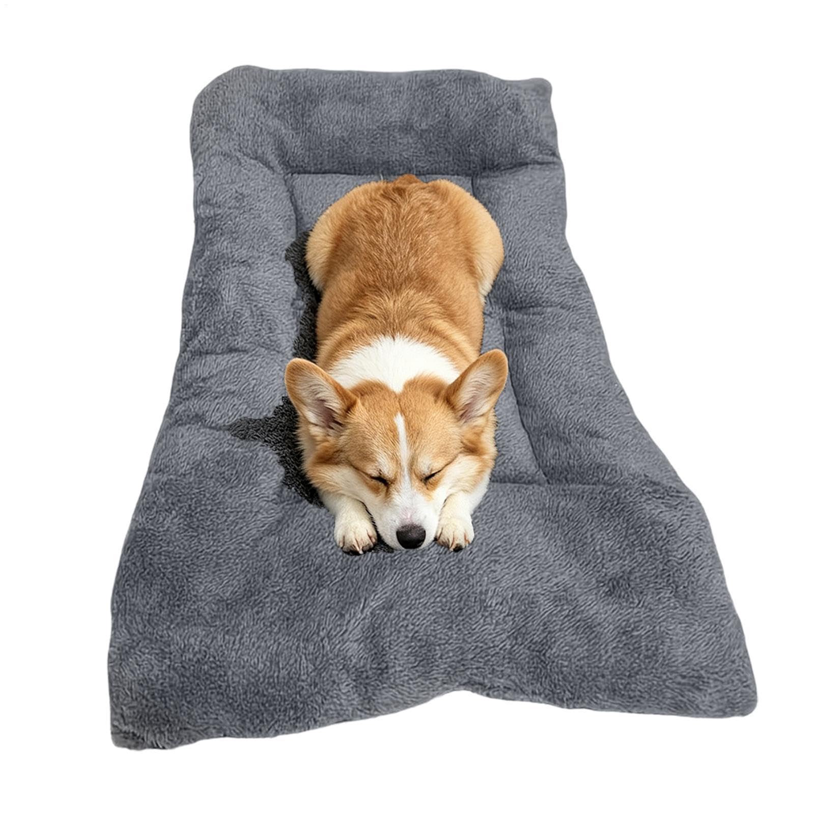Cama para gatos y perros pequeños cojín rectangular extra suave de felpa para casa