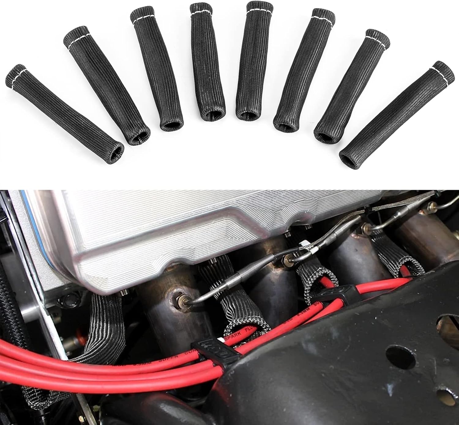 WeiSen Spark Plug Protect Boot 2500 Degree Sleeve Heat