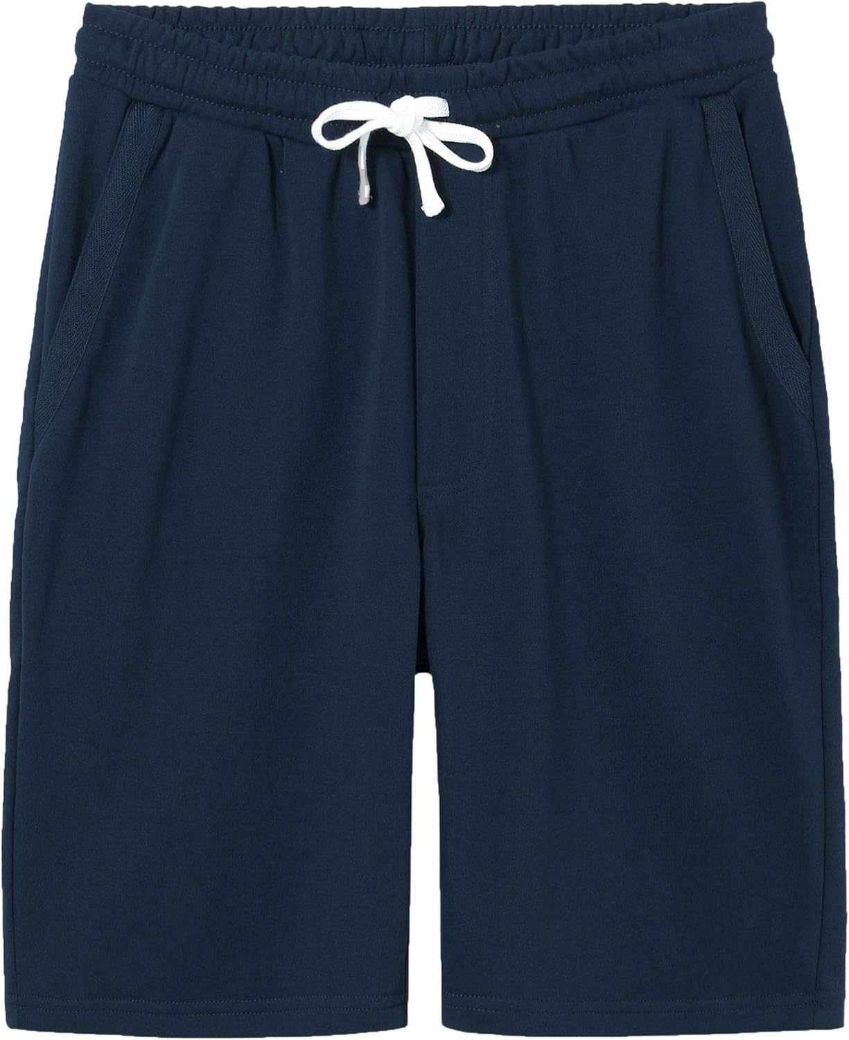 Men’s Casual Cotton Knit Short Drawstring Elastic Jogger Gym Shorts