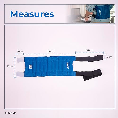 Miniatura 6 de Paquete de gel para terapia de fríocalor para artritis de espalda baja, contracturas y traumatismos lumbares, uso como envoltura de gel para terapia