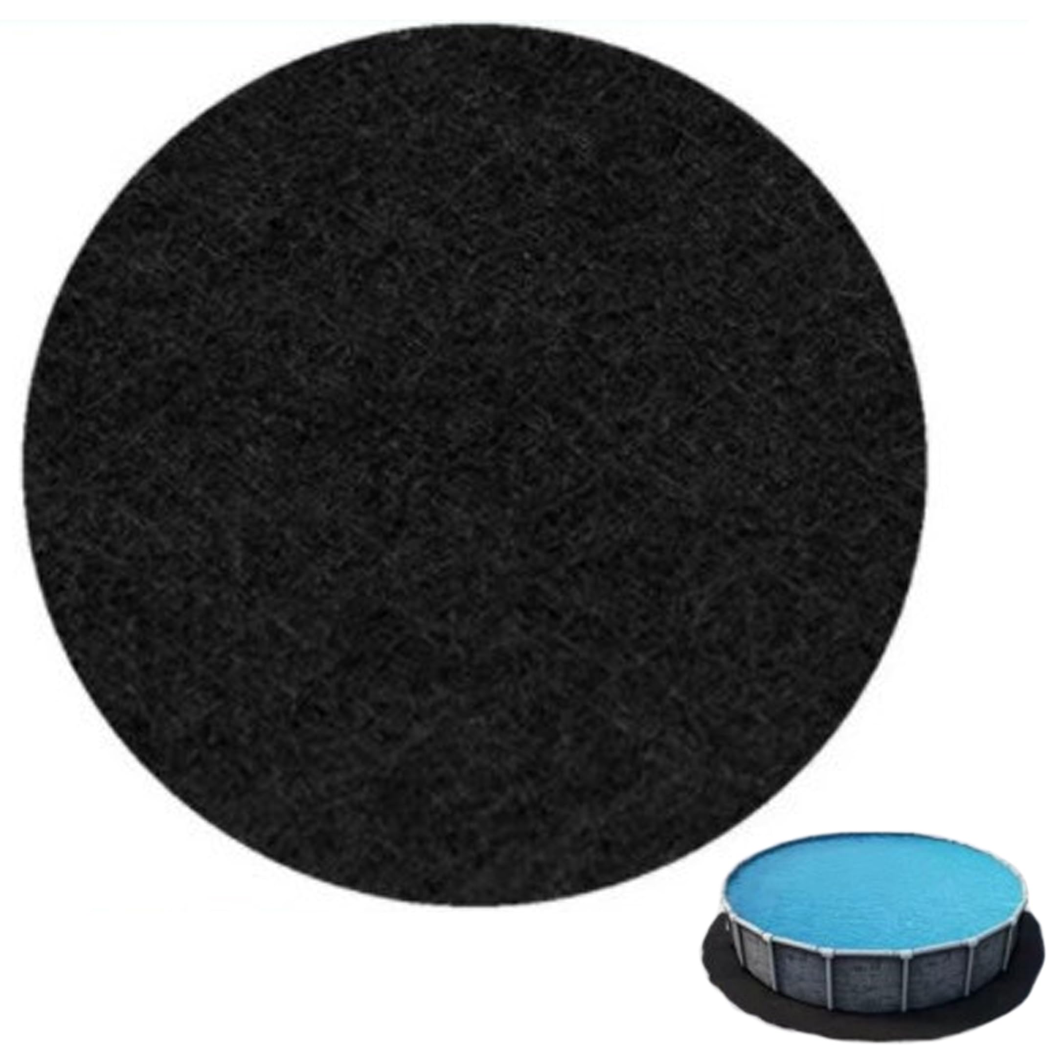 Tapis de piscine de 10 pieds résistant aux perforations pour structure à cadre