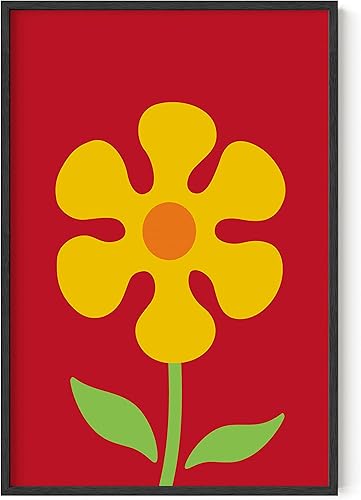 Miniatura 31 de HAUS AND HUES Pósteres Groovy - Arte de pared retro de los años 70, decoración de habitación hippie, carteles trippy para dormitorio, póster Rays