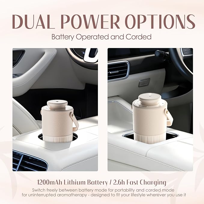 Difusor sin Agua SALKING con Aceite Esencial de 30mL, Nebulizador miniatura 3