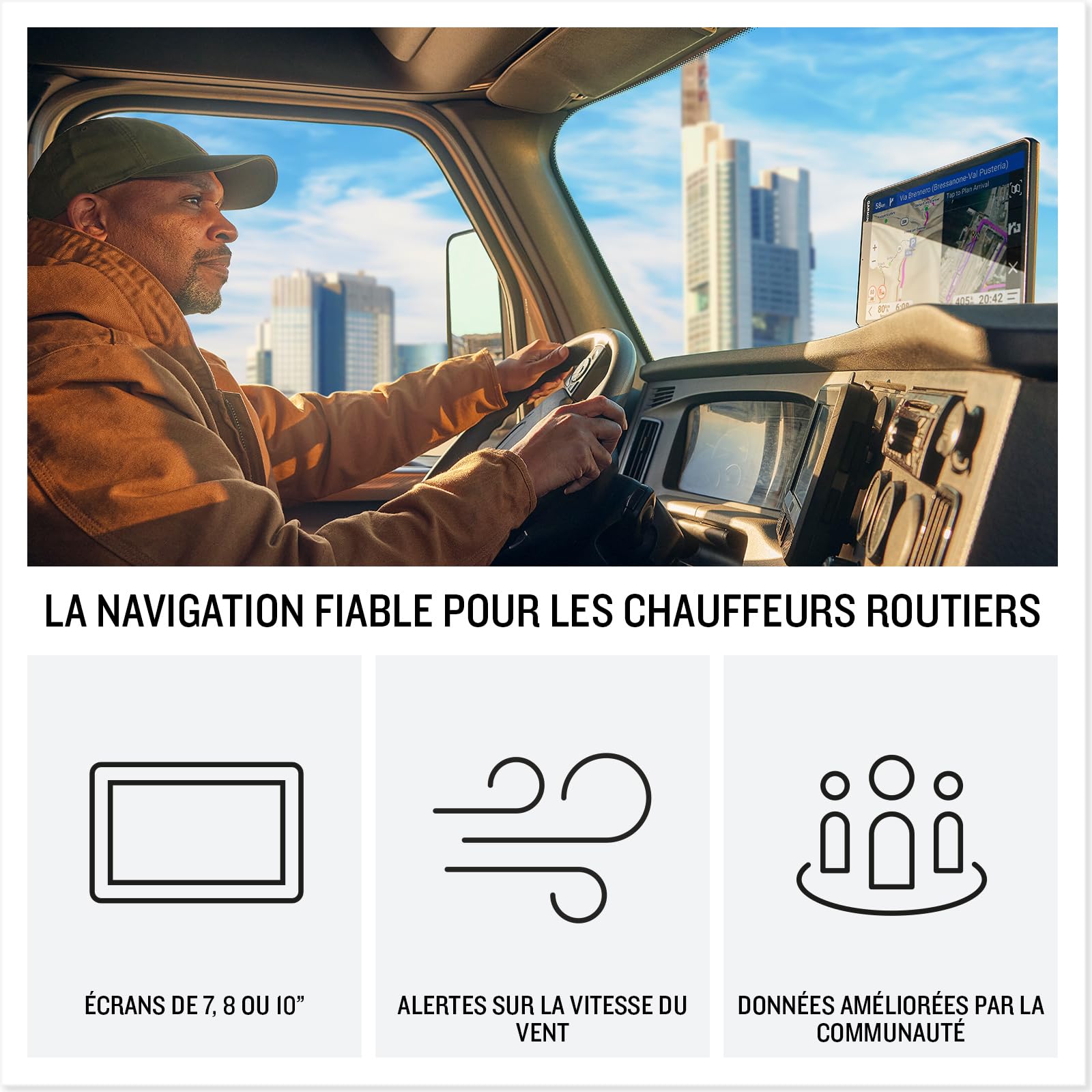 Garmin dēzl LGV720 - GPS pour Poids Lourds