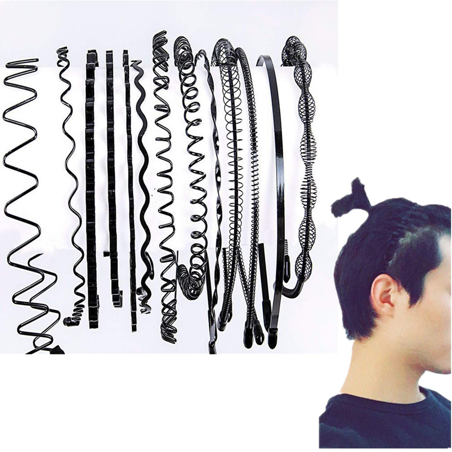 Non Slip Unisex Headbands Hair Hoop Band For Women Men Sports Washing Face 12