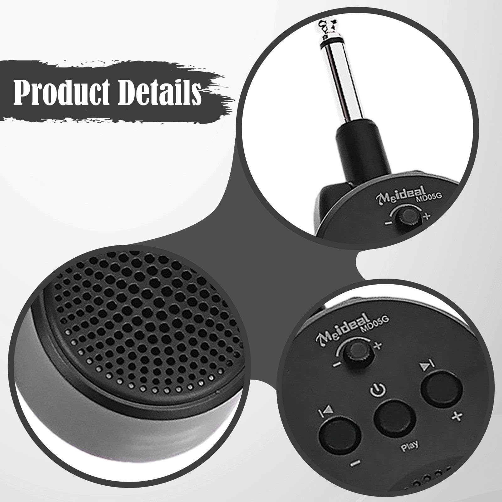 Mini Amplificatore per Chitarra Elettrica Da 5 W con Altoparlante, Distorsione Pulita Ricaricabile Professionale per Principianti Che Si Esercitano Qu