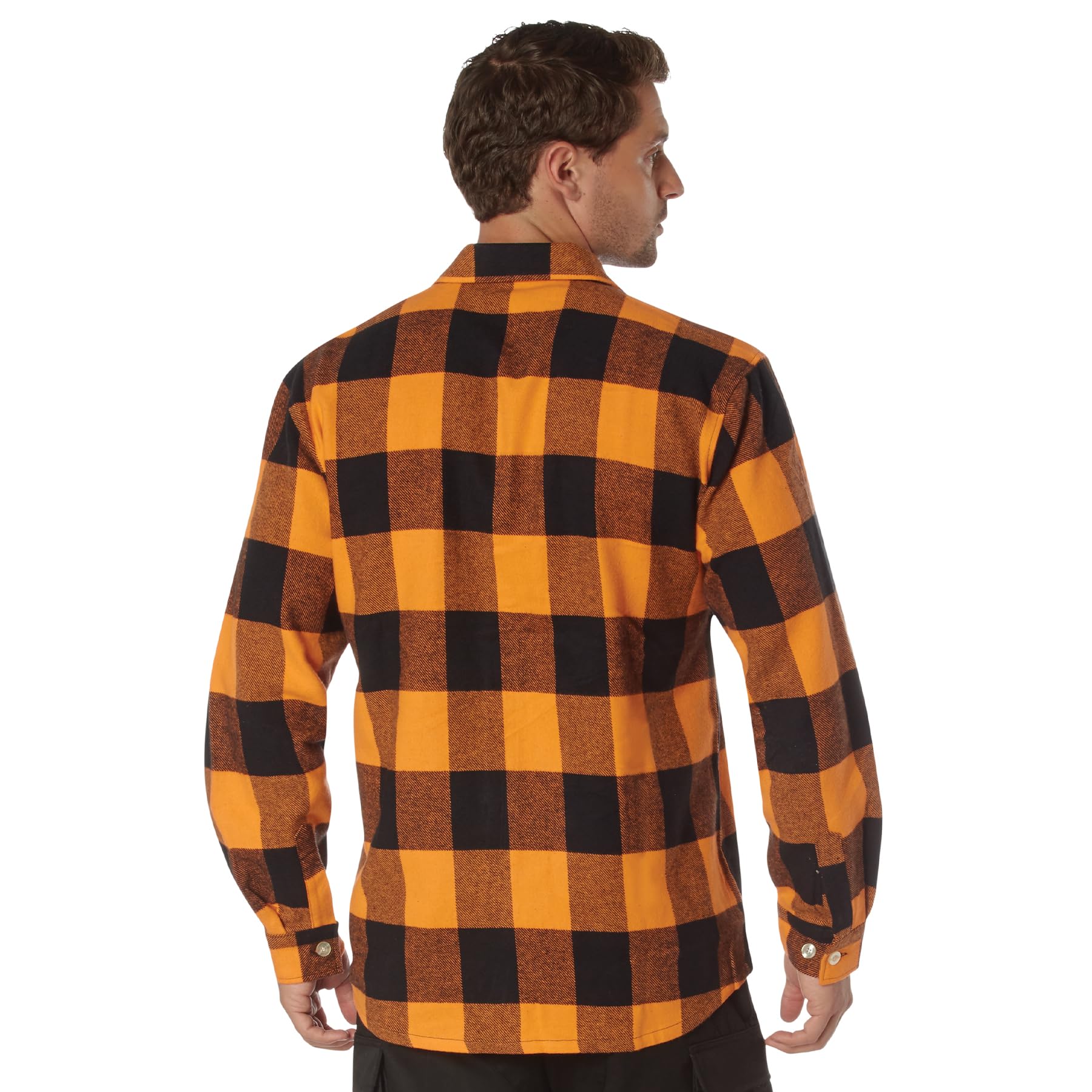 ROTHCO Herren Button-down Extra schweres Buffalo Plaid Flanellhemd (1er Pack)