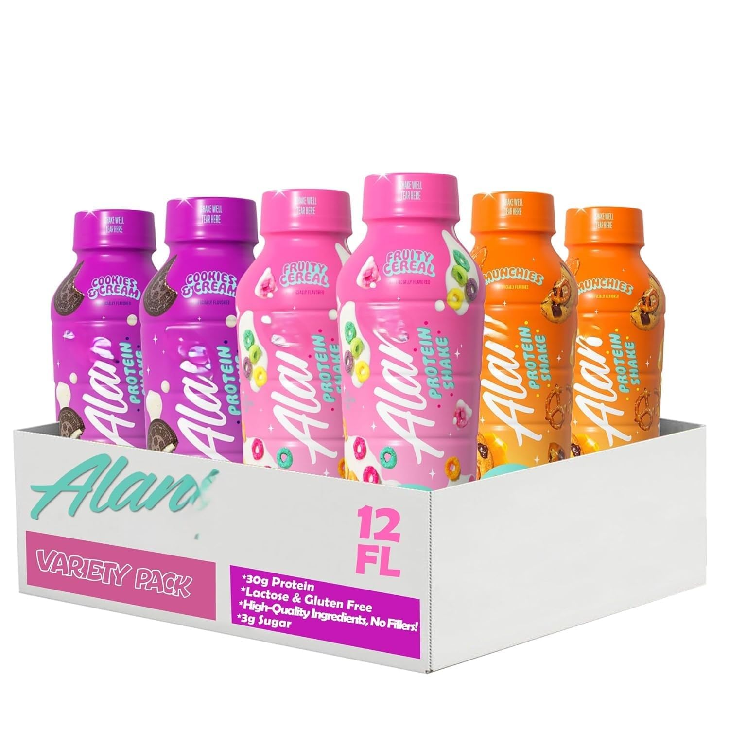 Amazon.com: High Protein Shake Variety Pack, Cookies and Cream
