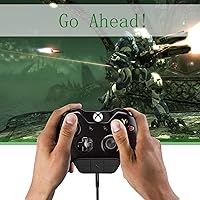 Vista 5 de Cenxaki Adaptador de auriculares estéreo para Xbox One, convertidor de auriculares de micrófono de audio para juegos - Negro