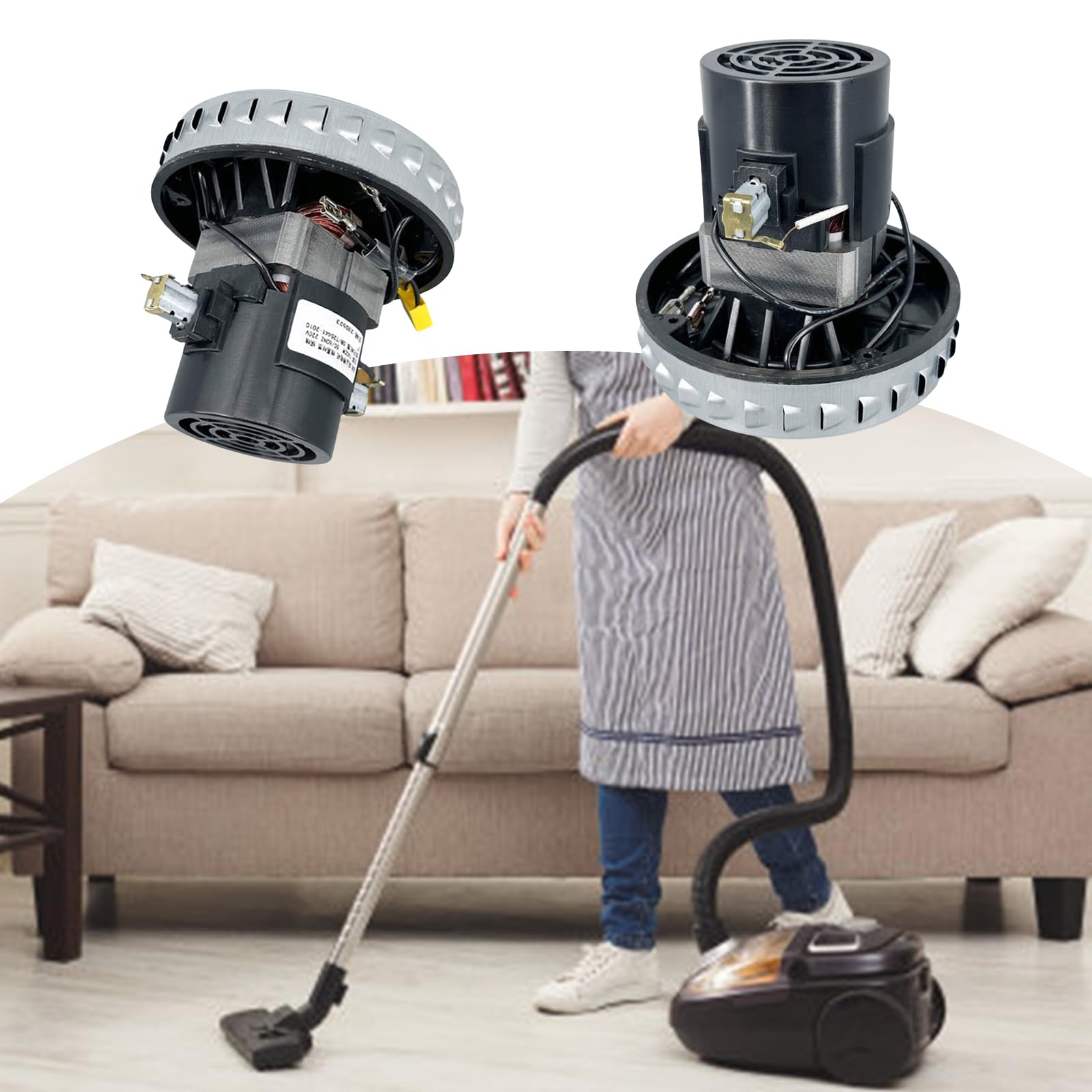 Efficiente 1400W Aspirapolvere Motore 130mm Diametro Motore di Ricambio Motore Riparazione Adatto Per Wet E Dry Aspirapolvere