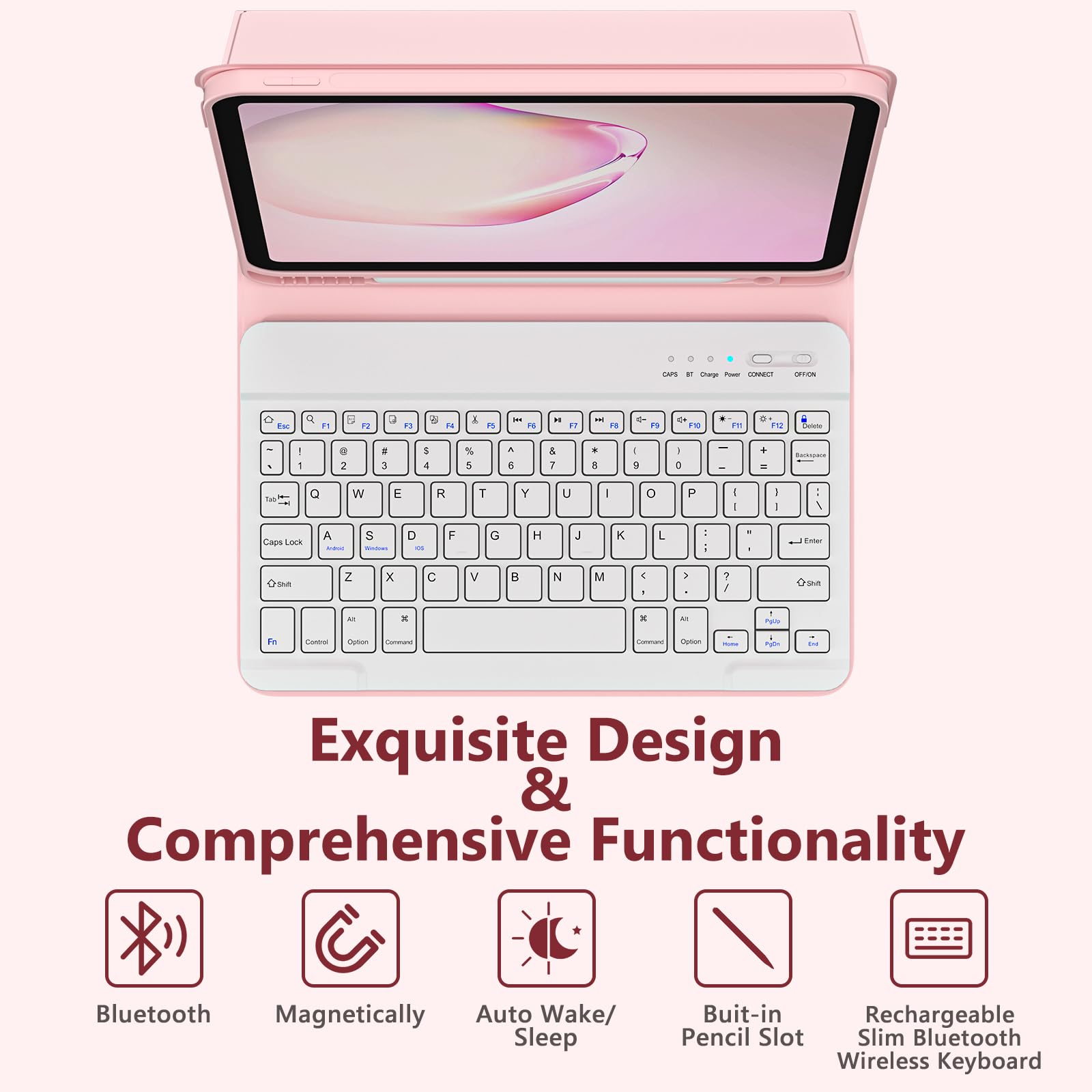 Amazon.co.jp: BQSS iPad Air 11インチ用ケース キーボードM4/M3/M2