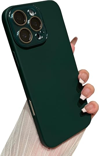 Caseative for iPhone 16 Pro Case, Dark Green
