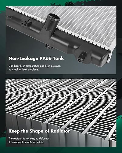 Vista 328 de SCITOO Reemplazo completo del radiador de aluminio para 1993-1998 para Toyota para T100 2.7L 3.0L 3.4L 2090 Radiador