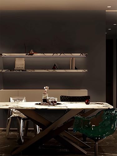 Miniatura 295 de Dimoon 236''x17.7'' White Thicken Peel and Stick Wallpaper Contact Paper Modern Self Adhesive Wall Paper Removable Renter Friendly Textured Solid