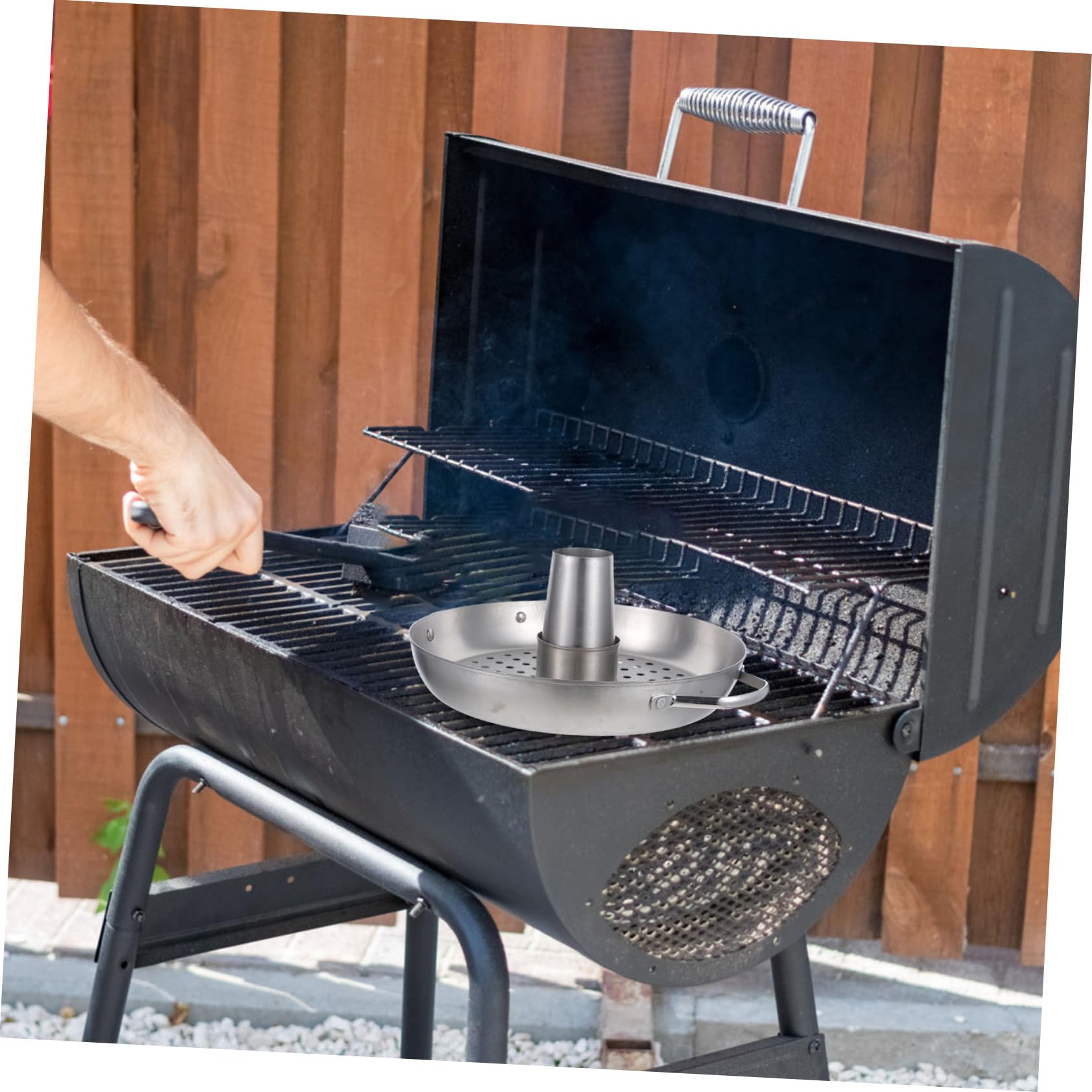 BESPORTBLE Supporto Ergonomico per Arrostire Il Pollo in Acciaio Inossidabile Supporto Verticale per Arrostire Il Pollo per Barbecue E Campeggio