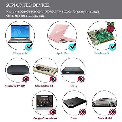 Vista 3 de controlador clásico N64, controlador N64 USB con cable para PC Game pad Joystick, controlador N64 Bit USB con cable Game Stick Joy pad para Windows