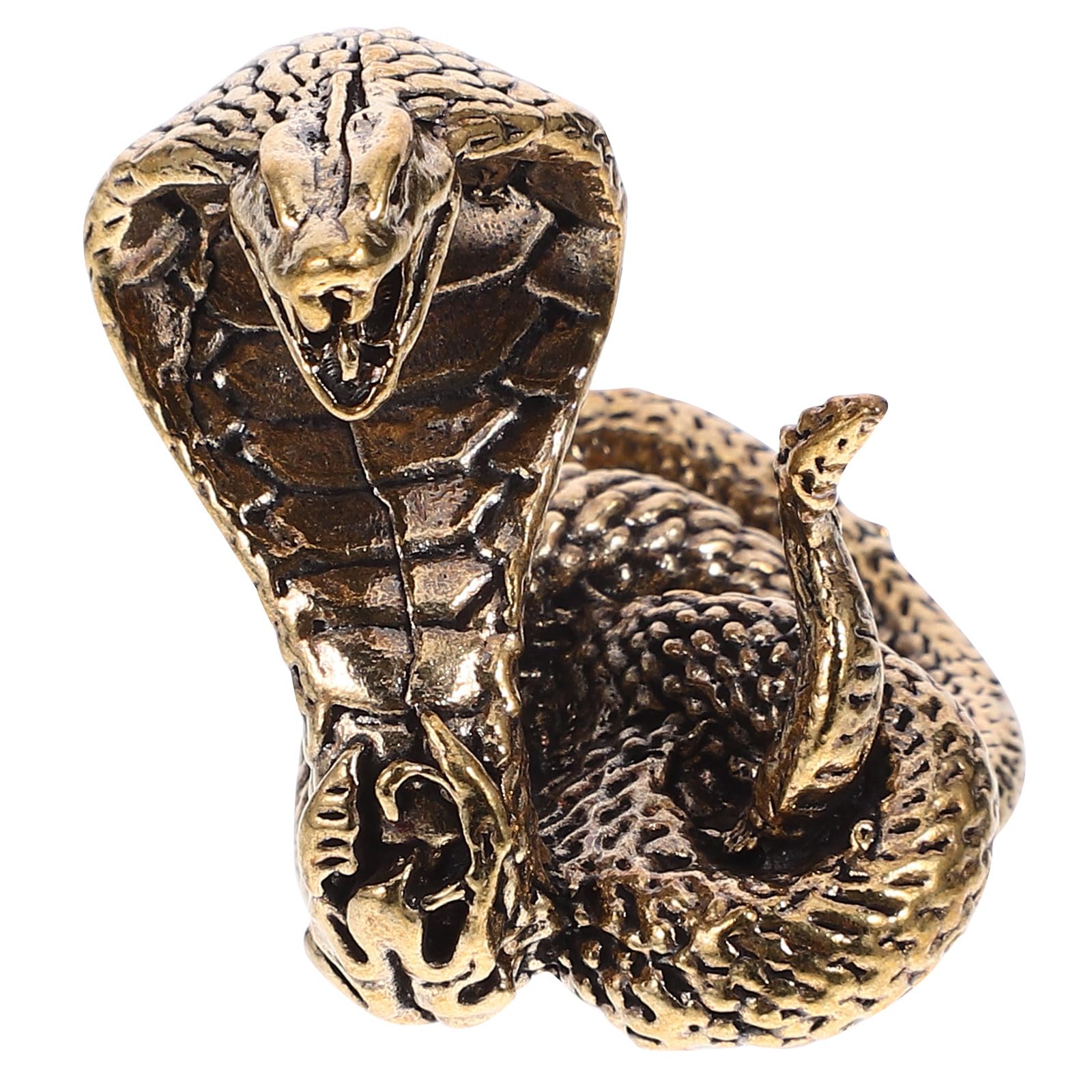 Statue de serpent en métal rétro idée cadeau zodiaque pour collectionneur