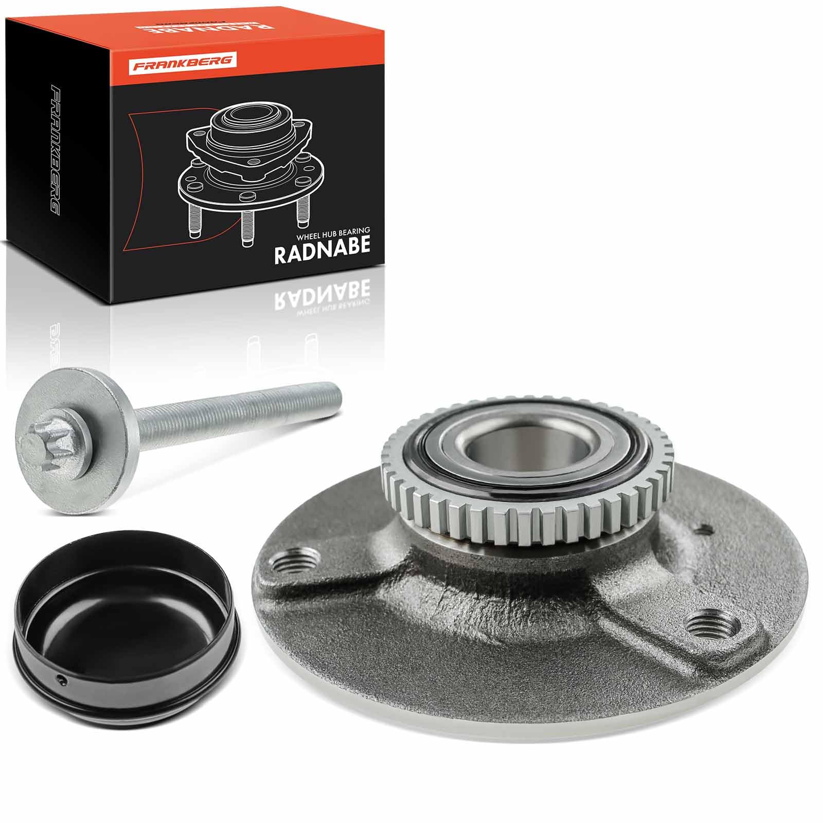 Frankberg 1x Wheel Bearing Stroke with ABS Sensor Ring Front Axle Compatible with Cabrio 450 2000-2004 City-Coupe 450 1998-2004 Fortwo Cabrio 450 2004-2007 Replace# 0001870V021000000