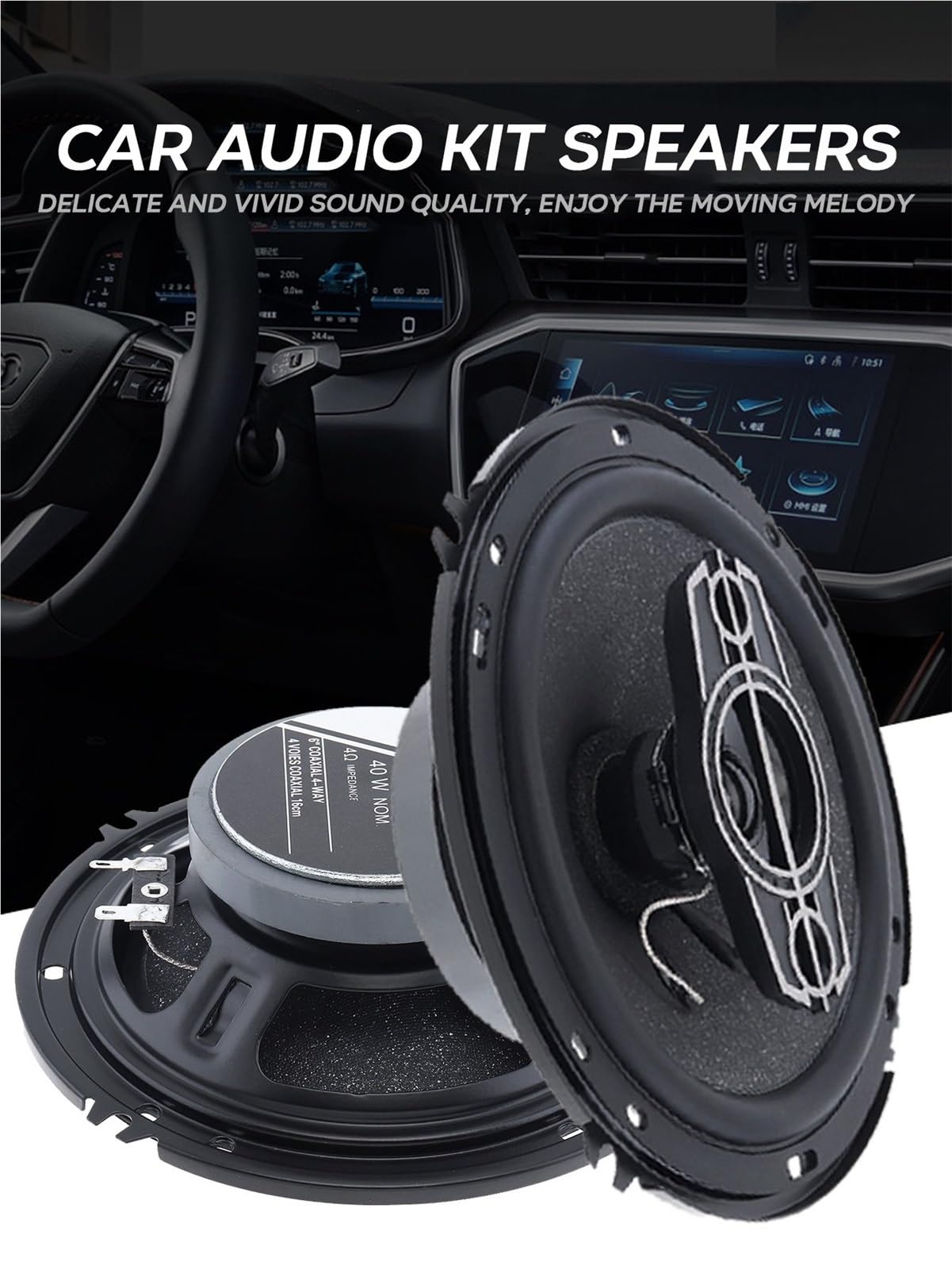 2 szt. 6 cali (2 x 600 W) 1200 W 4-drożny samochodowy system Hi-Fi współosiowy dźwięk w drzwiach pełny zakres uniwersalne głośniki stereo samochodowe Car Audios Głośnik Samochodowy
