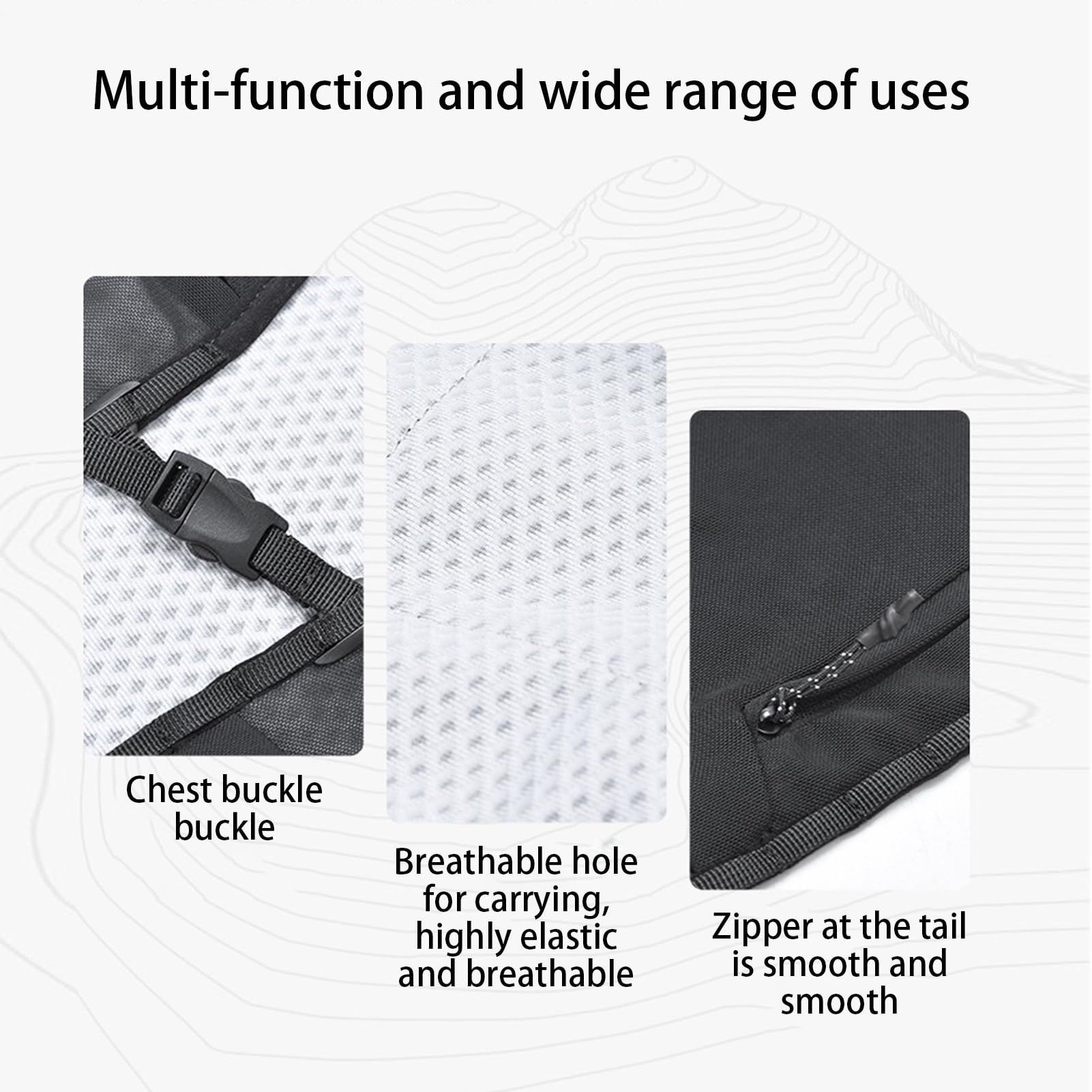 Sac à dos de course - Sac à dos d'hydratation en cours - Gilet d'eau compact avec ajustement respirant et stable | Pack d'hydratation pour les amateurs de trail, la randonnée, le vélo, le jogging, les
