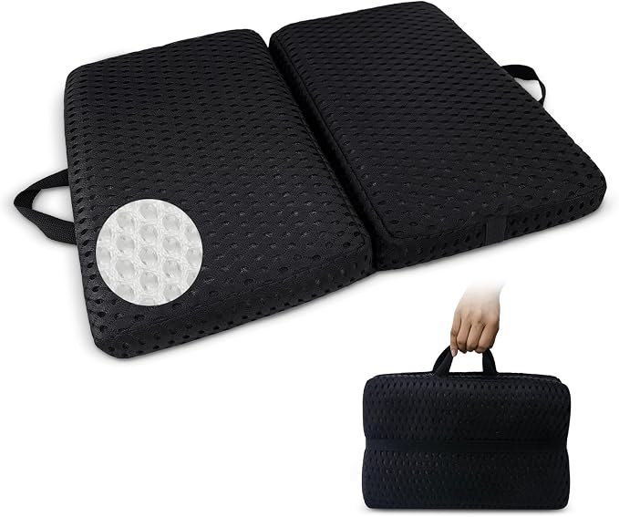 Portable Foldable Seat Cushion Soft Thick for Stadium Travel Camping Office