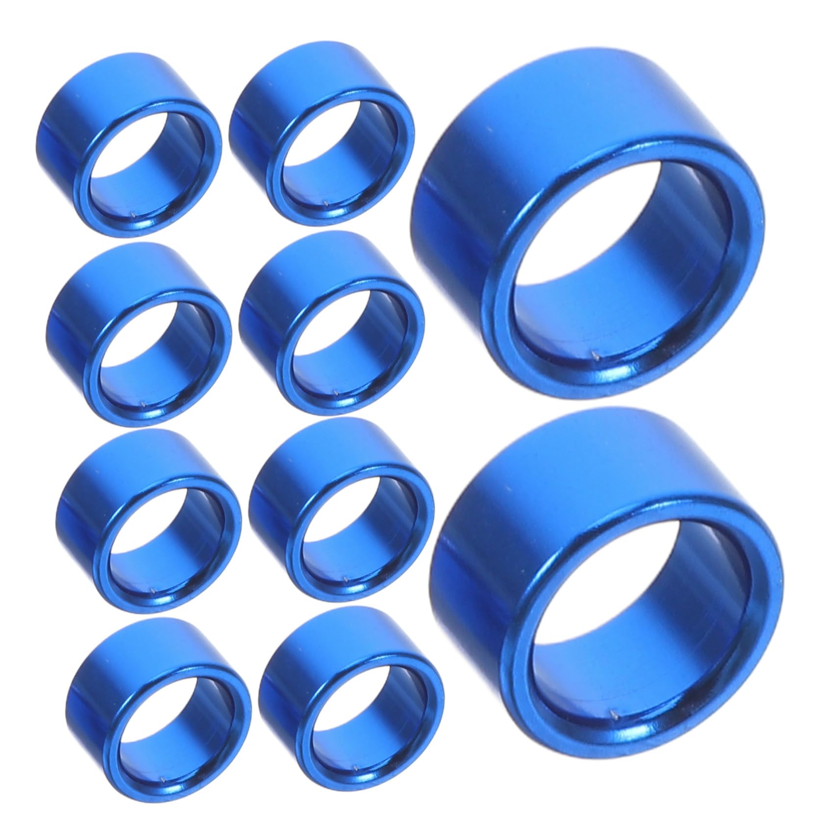 balacoo Bird Leg Ring Bands 10pcs Aluminum Pigeon Identification Bands Easy Install Comfortable Fit