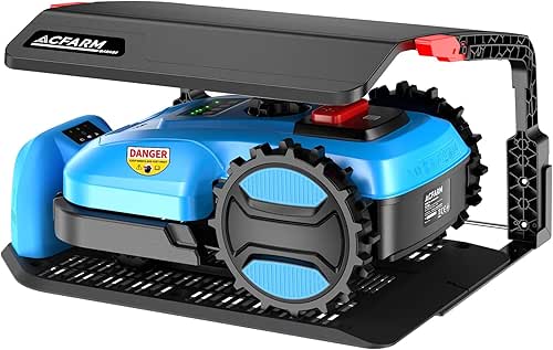 Robotic Lawn Mower for 0.25 Acre 47% Slope, Automatic Lawnmower