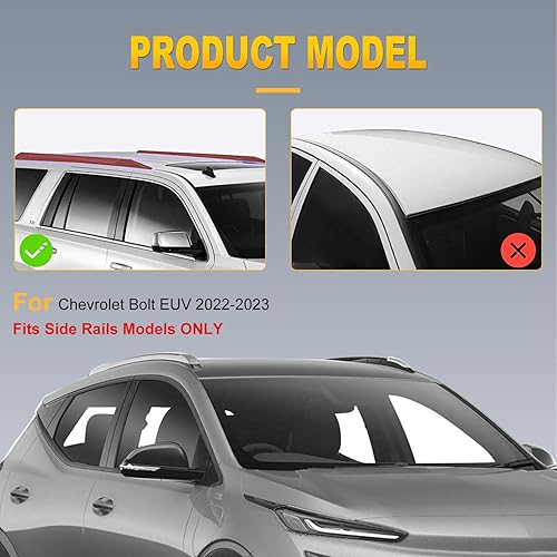 Miniatura 10 de OCPTY Barras transversales para techo para Jeep Grand Cherokee L 2021 2022 2023 Portaequipajes en la azotea bolsa de transporte de carga para