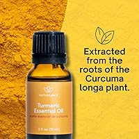Vista 4 de Aceite esencial de cúrcuma (0.5 fl oz), 100% puro y natural, aceite esencial de grado terapéutico