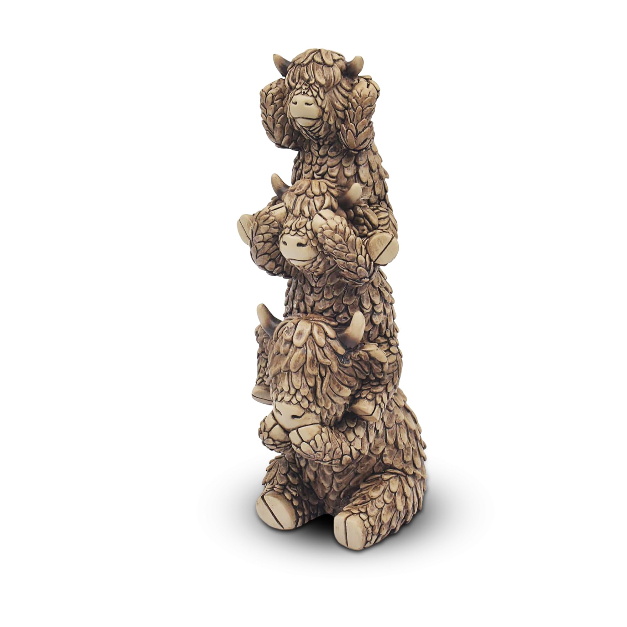  - Hughie Highland Cow Stack Ornament