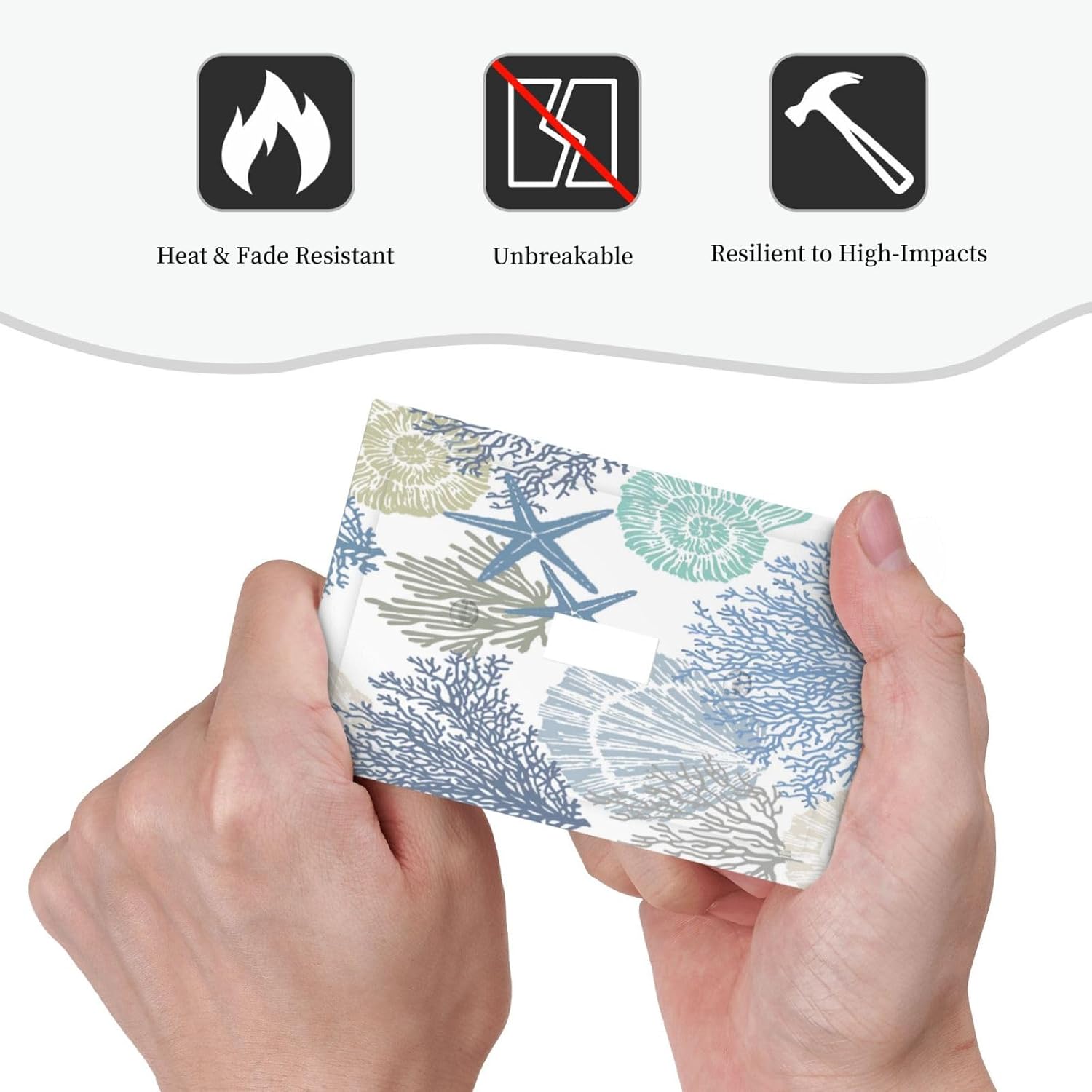 Blue Teal Nautical Coastal Sea Ocean Beach 1 Gang Electrical Single Toggle Device Switch Wall Plate Starfish Seashell Coral Decorative Outlet Light Switch Face Plate Cover