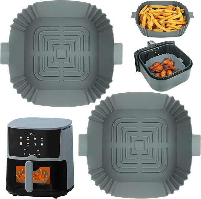 Airfryer Zange Aus Silikon - 2-in-1 Greifer Für Heiße Schüsseln & Pfannen