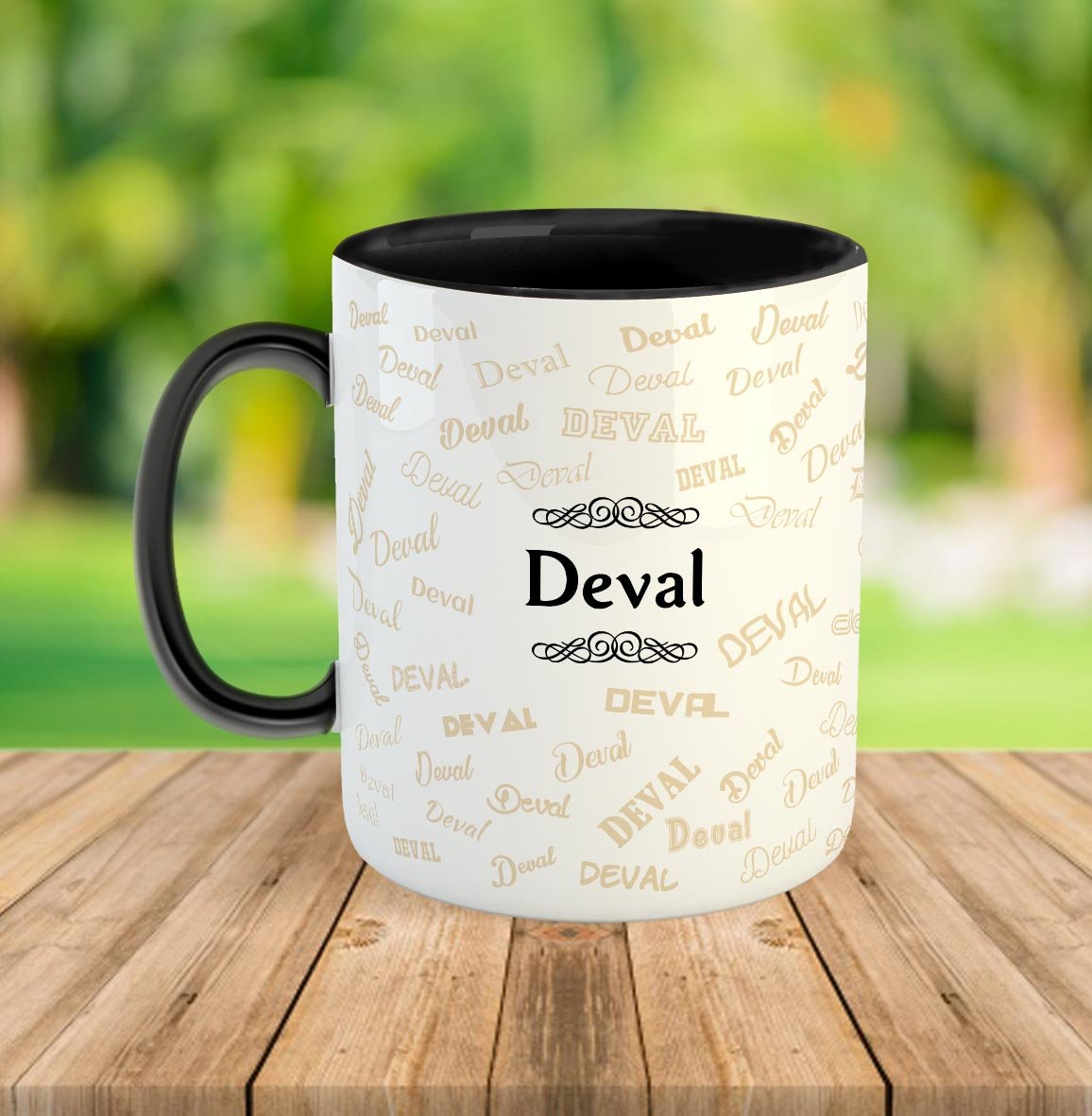 FurnishFantasy™ Ceramic Mug - My Name is Deval