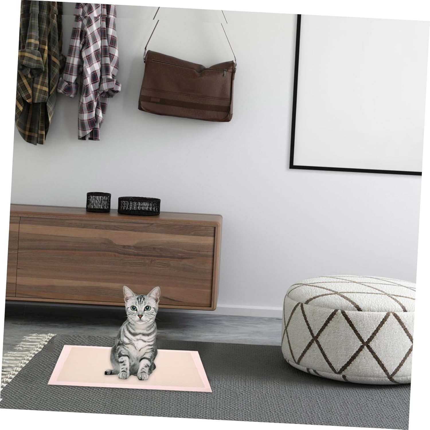 100pcs Pet Diapers Dog Training Pad Super Absorbent Pee Pads Washable Dog Urine Pad for Pets Dogs Cleaning 33x45cm Peep Pad Dogs