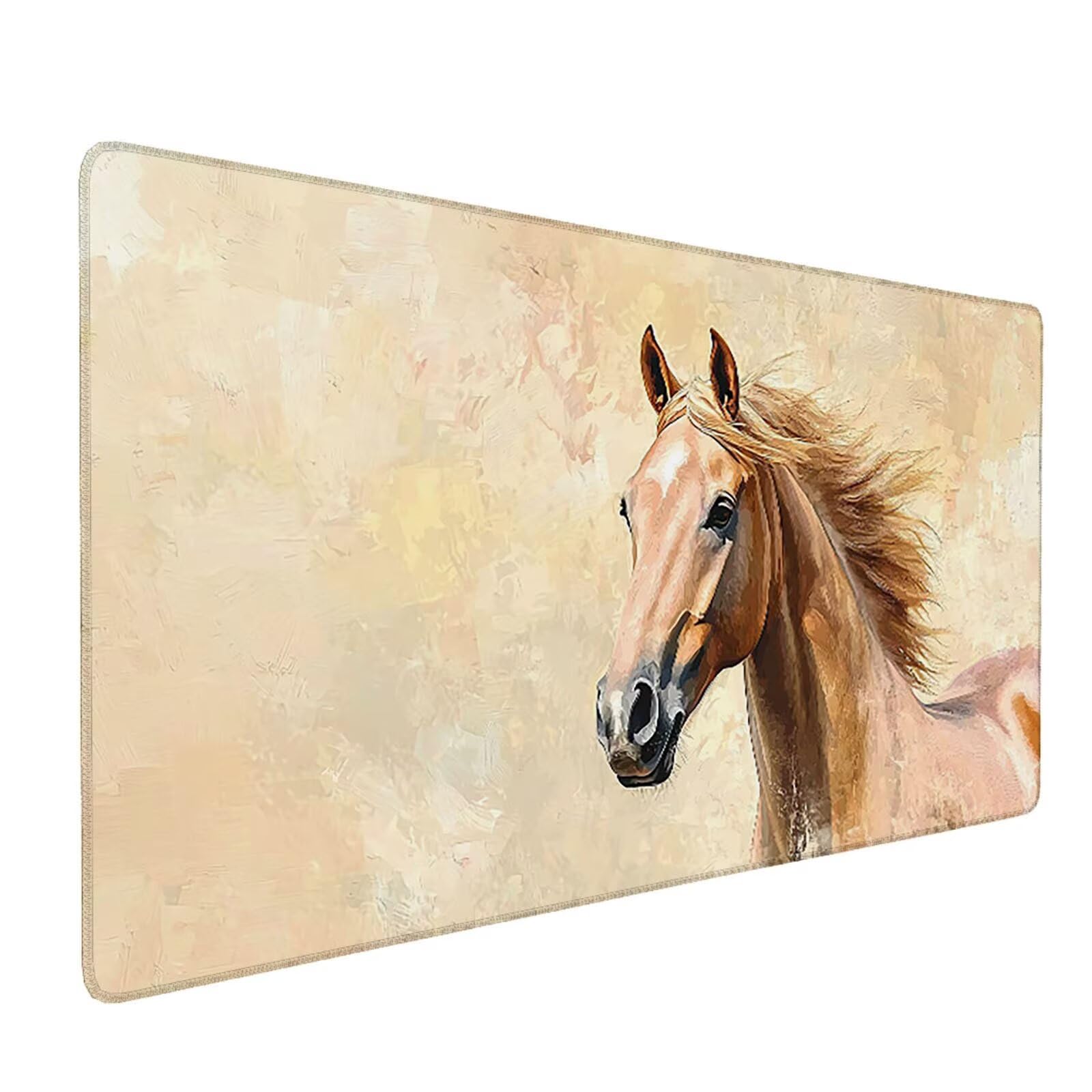 Podkładka pod mysz, XXL 1200 x 600 x 3 mm duża podkładka pod mysz do gier, mata antypoślizgowa, mata na biurko ze zszytymi krawędziami, mata biurkowa dla graczy, akcesoria biurowe (zwierzę kota) J-7