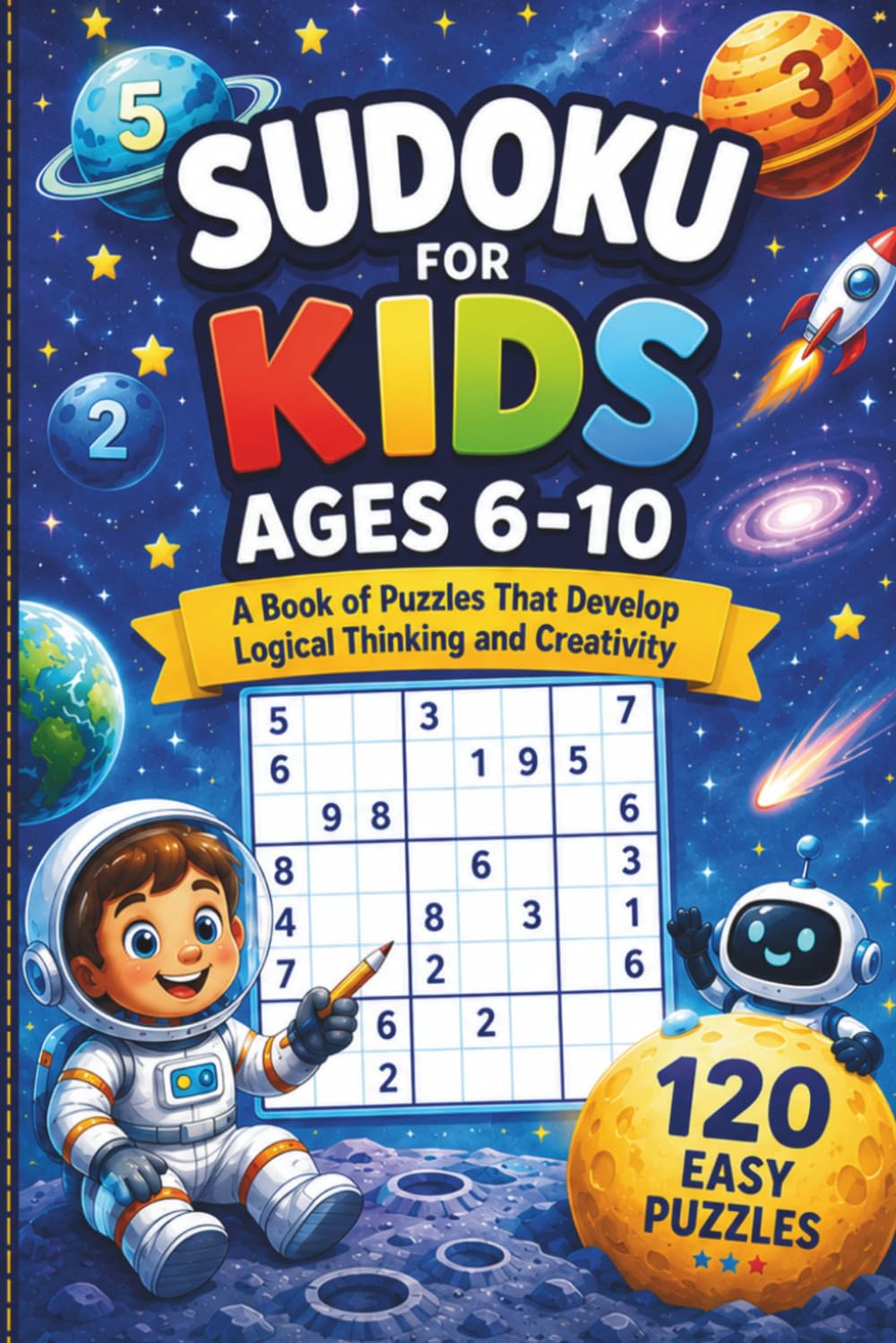 Sudoku for Kids Ages 6-10: A book of puzzles that develop logical thinking and creativity