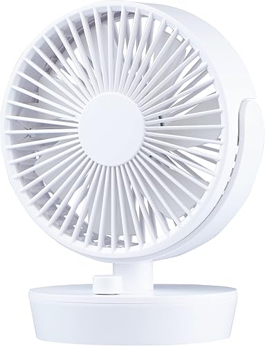 Ventilador oscilante de escritorio 6 pulgadas 11 velocidades alimentado por USB ventilador de mesa de enfriamiento silencioso para oficina hogar
