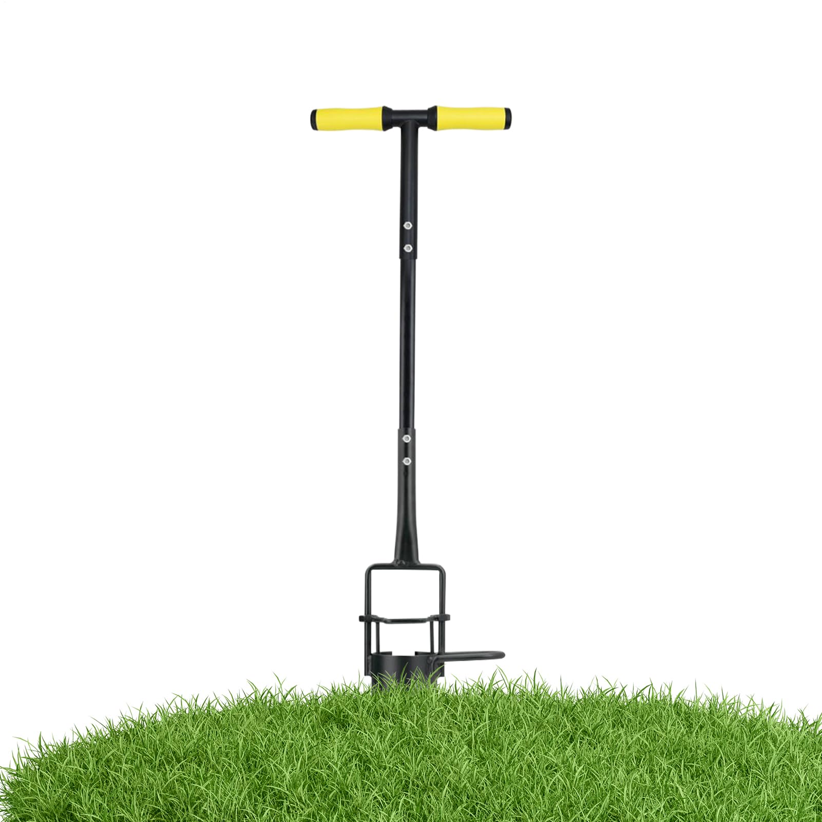 Outil de Jardinage Portable à Long Manche, Outil de Jardin Multi-usages, idéal pour ameublir Le Sol, Transplantation de, Plantation de pelouse, 37,65 x 28,9 x 3,5 cm