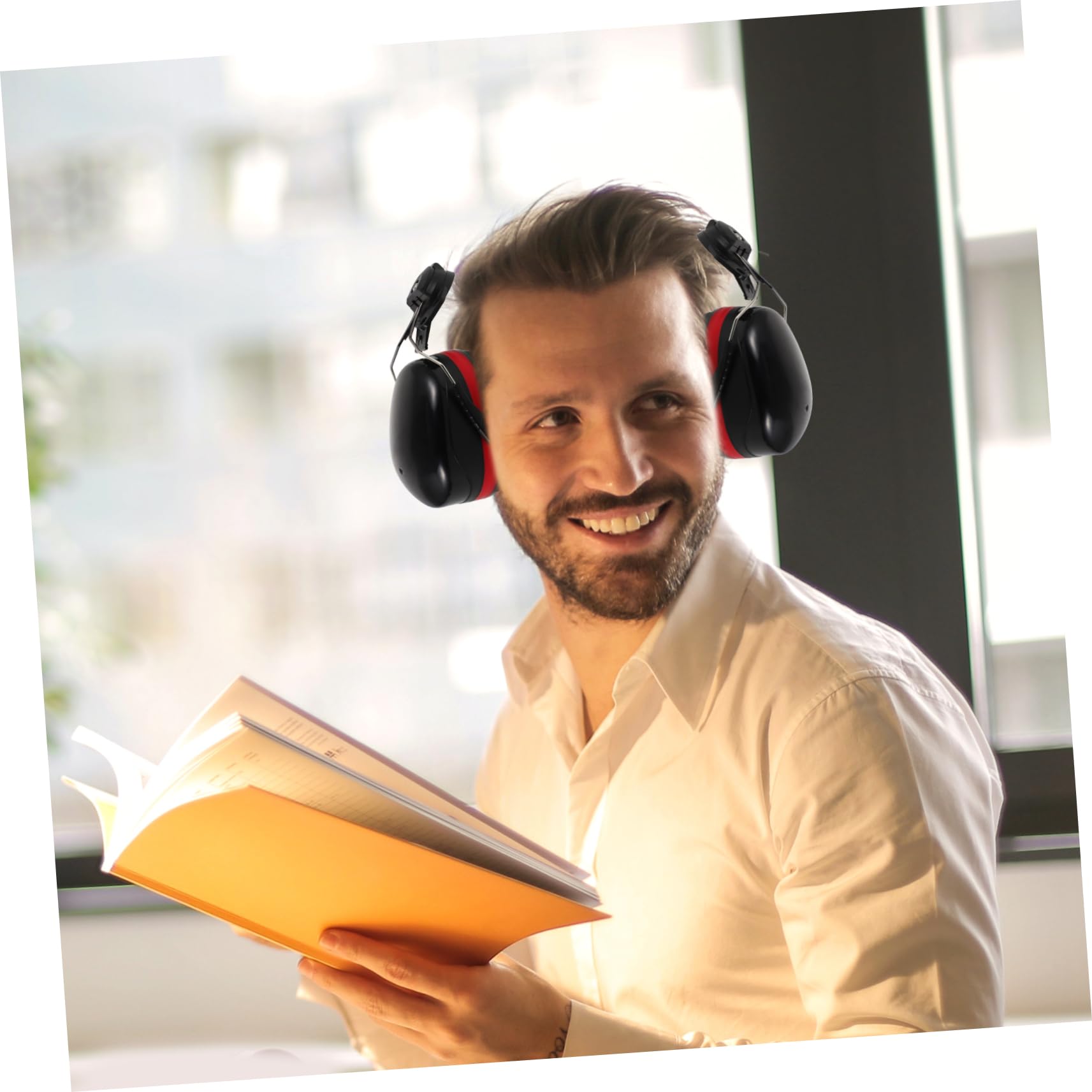jojofuny 3 Paia cuffie insonorizzate annullamento protezione per le orecchie cuffie antirumore Cuffie per protezione auricolare protezione per l'udito Cuffia antirumore per officina AbS