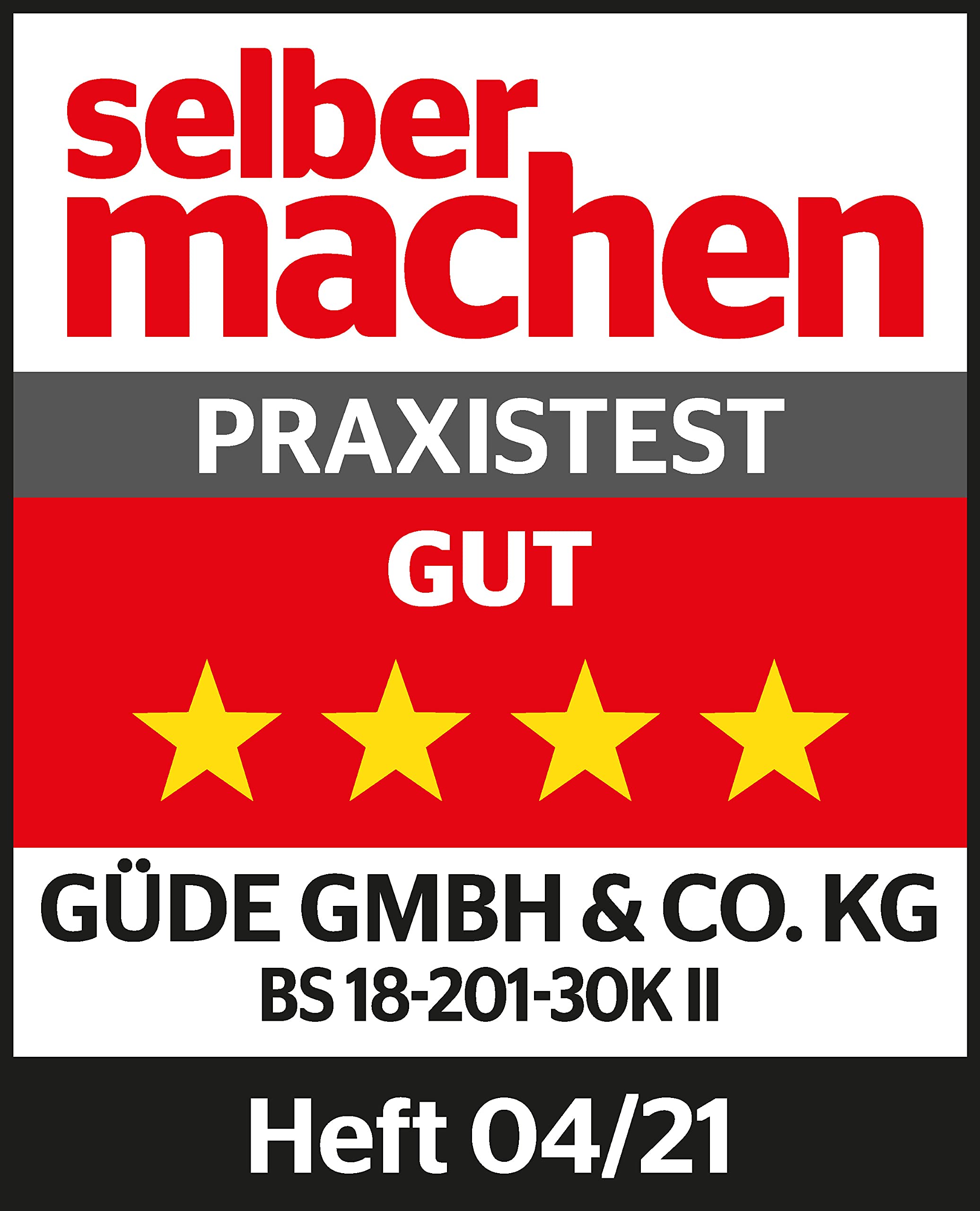Güde BS 18-201-30K II wiertarko-wkrętarka akumulatorowa, 36 W, 18 V, niebieski/czarny