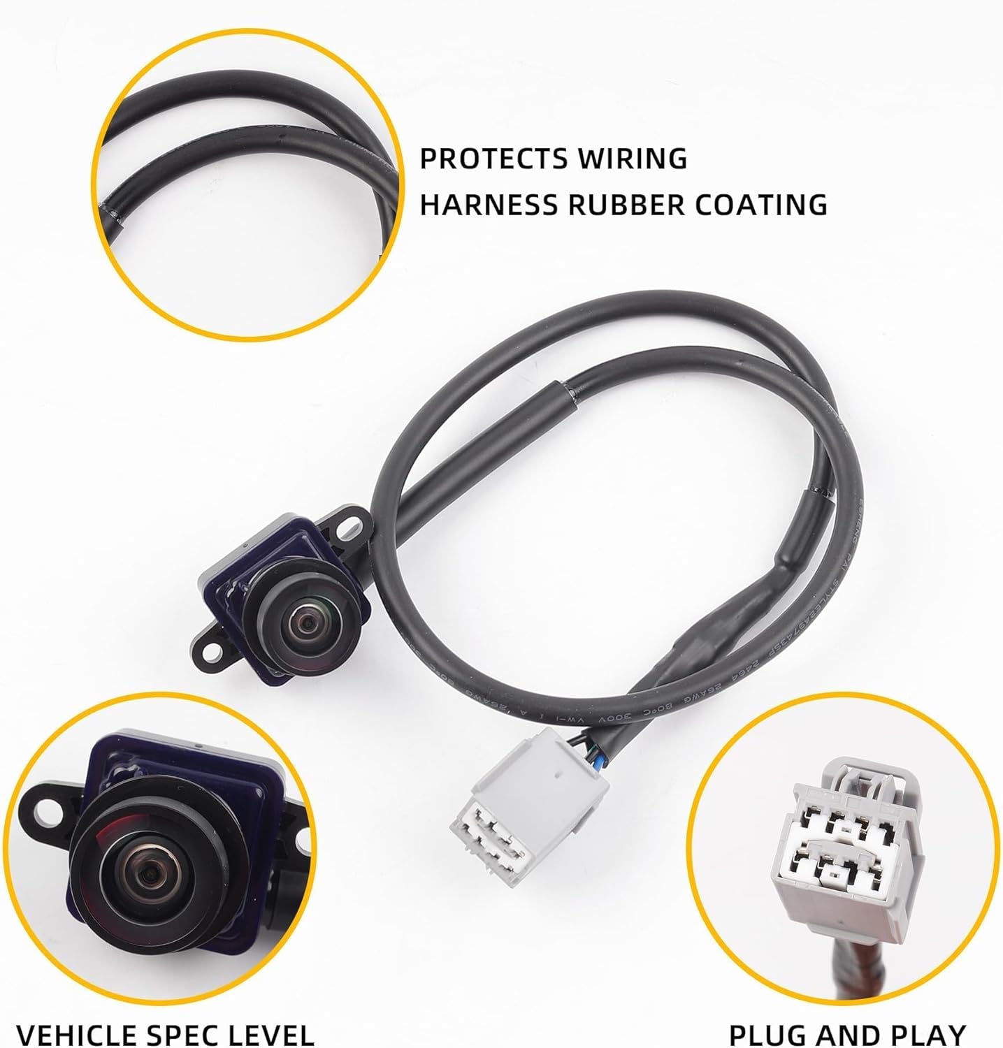 Dasbecan Backup Camera Compatible with 2013-2016 Dodge Dart Back up Rear View Reverse Camera Replaces# 56038990AA 56038990AB 56038990AC 1WY78GW7AA