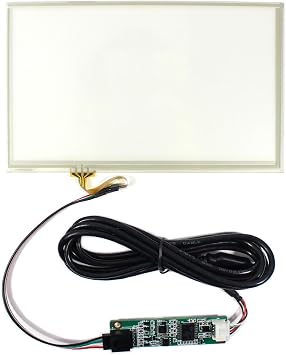 7inch 4 Wire Touch Screen Panel for AT070TN90 AT070TN94 TFT 164x99mm 800x480 LCD Screen with USB Controller Board kit